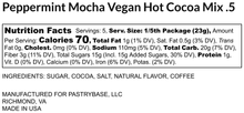 Peppermint Mocha Vegan Hot Cocoa Mix