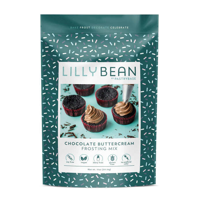 LillyBean Chocolate Buttercream Frosting Mix (Vegan & GF!)
